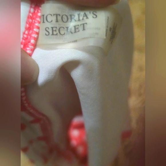 Victoria's Secret Coral and White Polka Dot Bikini 👙 ♥️ - Picture 14 of 14